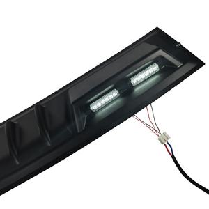 Couverture de toit avant avec <span class=keywords><strong>Led</strong></span> pour Vw <span class=keywords><strong>Amarok</strong></span> 2023 2024 noir mat lampe de voiture <span class=keywords><strong>barre</strong></span> de toit DRL accessoires Auto 4x4 - Product Image 4