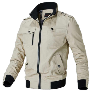 Chaqueta Varsity Personalizada de Alta Calidad para Hombre, con Cierre y Bolsillos, para Otoño - Product Image 1