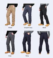 8432 Fortement recommandé, pantalon de travail en toile Dura-Stretch Rip-Stop avec poches cargo de 8,5 oz, résistant aux flammes, hydrofuge et anti-taches