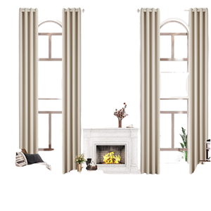 Tende a Onda Extra Lunghe Ignifughe <span class=keywords><strong>per</strong></span> Soffitti Alti, Mantovane <span class=keywords><strong>per</strong></span> Hotel e Saloni, Stile Moderno, 100% Poliestere, Alta Ombreggiatura - Product Image 1