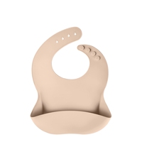 Nouveau bavoir en silicone pour bébé ensemble d'alimentation sans BPA ensembles de dîner non toxiques marque privée bavoirs pour bébé bavoir en silicone pour bébé