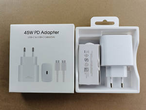 อะแดปเตอร์ชาร์จเร็ว 45W 25W Type C พร้อมสายชาร์จ 5A Usb c to Usb c สำหรับ <span class=keywords><strong>Samsung</strong></span> Galaxy S24 S23 S22 A73 <span class=keywords><strong>A53</strong></span> S20 - Product Image 5