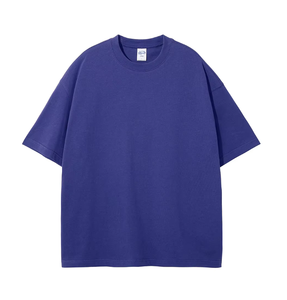 FLOWORA OEM T-shirt Homme en Coton à Col Rond avec Logo 3D Réfléchissant, Impression à l'Écran et Gaufrage, 280GSM, Logo Personnalisé, Design de Mode - Product Image 6