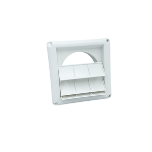Grille d'aération carrée auto-suspendue pour fenêtre, couvercle de sortie d'air de balcon, conduit d'évacuation de climatisation vers tuyau rond - Product Image 2