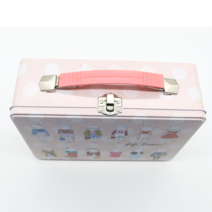 Hot tùy chỉnh tinplate container cho thực phẩm hình chữ nhật kim loại lưu trữ <span class=keywords><strong>tin</strong></span> trường hợp Hộp Ăn Trưa - Product Image 3