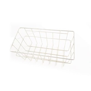 Stainless Steel <b>Wire</b> <b>Storage</b> <b>Basket</b> Rectangle Standing Type Multi Functional Kitchen Drain Organizer - Product Image 3