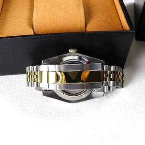 S-Logo Top Luxury Brand 12mm Case Thickness Stainless Steel <b>Automatic</b> Mechanical Men's <b>Wristwatch</b> - Product Image 4