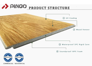 Mới siêu chống trầy xước 5 mét vspc gỗ Veneer SPC cứng nhắc lõi sàn - Product Image 5