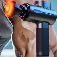 Pistolet de massage sans fil RENPHO avec fonction chaleur, moteur sans balais, 6 têtes de massage, chargement Type-C, fonction musicale, relaxation musculaire