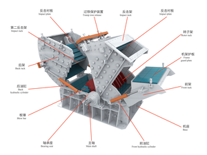 Mobile Steinbrecher maschine <span class=keywords><strong>PFW</strong></span> Prall brecher mit Kern komponenten Motor und Lager zum Zerkleinern und Sieben - Product Image 4