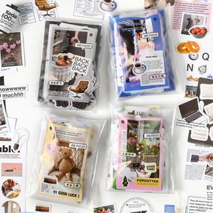 200 hojas por paquete de papel artesanal estilo coreano, Serie Big Eater Parte 2, decoración de base para cuaderno estilo coreano, collage - Product Image 1