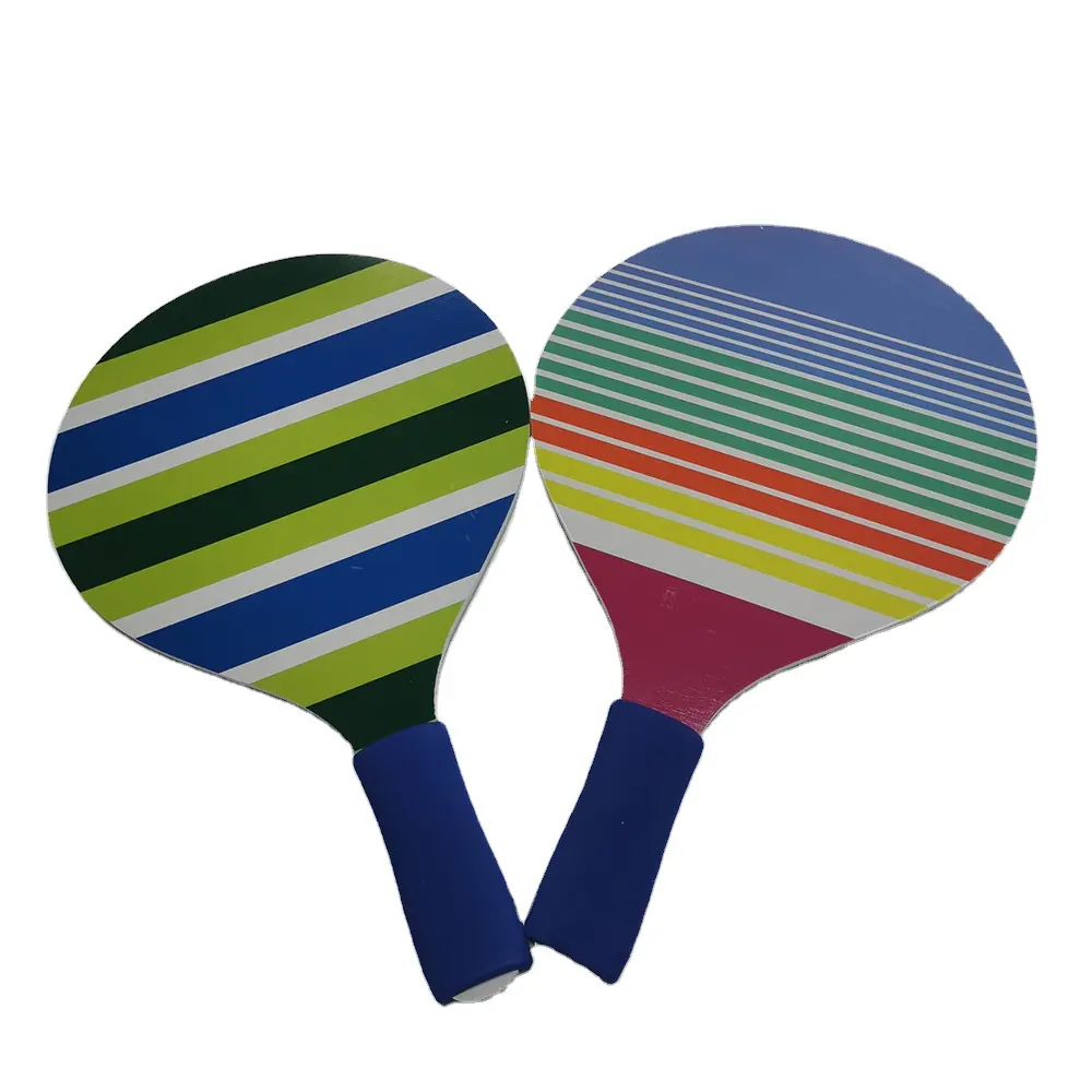 Nieuwe Aanbieding Aanpassen Logo Sport Speelgoed Paddle Racket Sets Voor Training