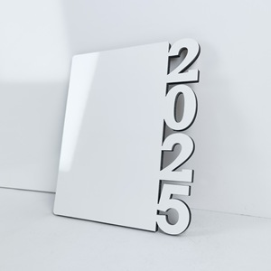 2025 Cheer Grad aniversario foto placa 10 unids/lote marcos de fotos <span class=keywords><strong>MDF</strong></span> de moda para decoración del hogar sublimación en blanco - Product Image 6