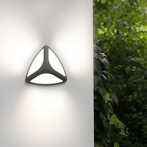 Aluminum Outdoor LED <b>Wall</b> <b>Sconces</b> Black Waterproof SKD LED Lamps Gadern <b>Lightings</b> for Home Hotel Street Hallway - Product Image 5