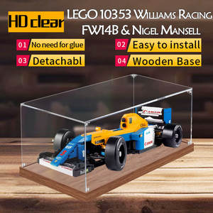 Moderne Acryl-Vitrine mit einfacher Montage für 10353 Williams Racing FW14B und Nigel Mansell Bausteine - Product Image 3