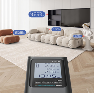 Télémètre <span class=keywords><strong>laser</strong></span> gris 100 m, mesure de distance <span class=keywords><strong>laser</strong></span>, télémètre <span class=keywords><strong>laser</strong></span> haute précision, mesure portable, télémètre manuel - Product Image 2