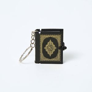 Mini Coran musulman, porte-clés Coran, décoration vintage à suspendre, pendentifs pour sacs et livres, décorations, porte-clés - Product Image 4