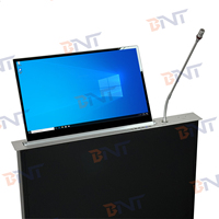 Moniteur LCD de fonction de levage de système de conférence audio de bureau caché pour la vidéo de présentation pour les salles de conférence d'équipement informatique