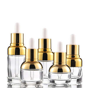 ขวดเซรั่มแก้วสีเงินขนาด20มล. 30มล. 50มล. พร้อมฝาหยดแบบปุ่มกดพร้อมปิเปตแก้ว - Product Image 2