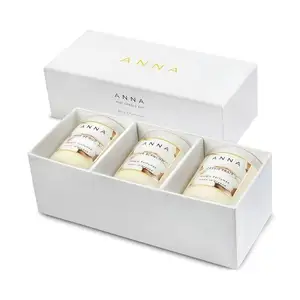 Caixa de presente clássica de alta qualidade personalizada para embalagem de velas de luxo com logotipo para caixa de tubo de papel