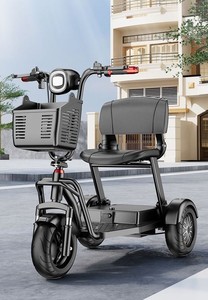 Triciclo Elettrico Pieghevole con Motore da 1000W, Potente <span class=keywords><strong>e</strong></span> a Lunga Autonomia, Bicicletta a 3 Ruote per Pendolarismo <span class=keywords><strong>e</strong></span> Shopping - Product Image 2