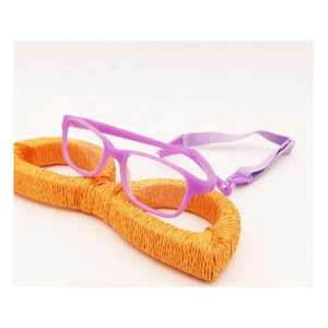 High Classic TR90 Gafas cuadradas graduadas para niños Templo flexible sin bisagra Almohadilla de silicona colorida para la nariz Marcos elásticos para anteojos - Product Image 4