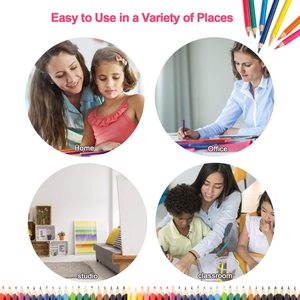 Kép lỗ của nhãn hiệu nhựa bút chì mài với nắp cho các trường học & nhà văn phòng sử dụng - Product Image 4