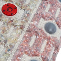 Oreiller magnétique Pemf à mémoire de forme en mousse de cristal d'améthyste de guérison