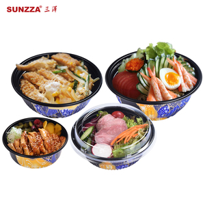 Sunzza gói màu đỏ/xanh 550 ml dùng một lần mì salad súp Gạo Trái Cây để đi PP nhựa Takeaway bao bì thực phẩm - Product Image 2