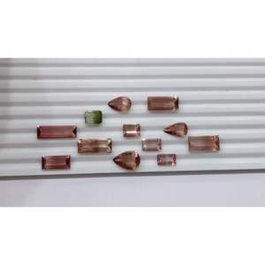 พลอยธรรมชาติทำด้วยมือผลิตภัณฑ์จำนวนมากชนิดสองสีทัวร์มาลีนแตงโมทัวร์มาลีน - Product Image 1