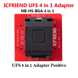 อะแดปเตอร์ IC Friend UFS 4-in-1 รุ่น NB-HS-BGA ไม่มีชิปเข้ารหัส สำหรับการแฟลชและซ่อมโทรศัพท์ K347 - Product Image 1