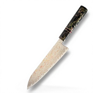 Coltello da Chef Occidentale Kitchenbliss da 8 Pollici, 33 Strati in Acciaio VG10 Damasco Rame Forgiato, Utensile Culinario per Catering, Coltello da <span class=keywords><strong>Cuoco</strong></span> - Product Image 1