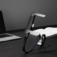 Nouveau design, vente chaude, câble USB de type C à type C de 65 W, 1,5 m, en nylon tressé, charge rapide, support de téléphone, câble USB de type C pour smartphone