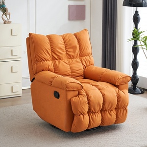 New Design Fashionable Comfortable Extended Footrest Living Room Luxury Mall Fabric Lift <strong>Recliner</strong> <strong>Sofa</strong> <strong>Bed</strong> - Product Image 2