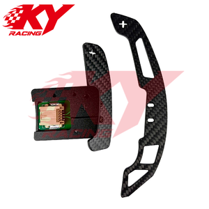 แป้นเปลี่ยนเกียร์คาร์บอนไฟเบอร์แบบแม่เหล็ก สำหรับฟอร์ด มัสแตง S550 GT GT350 GT500 เชลบี้ อีโคบูสต์ ปี 2015-2023 - Product Image 4