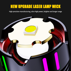 <span class=keywords><strong>30</strong></span> Wát công suất cao đèn pin 3000 lumen LED zoom focus hiển thị điện cầm tay loại ngọn đuốc C có thể sạc lại ánh sáng đèn flash cho cắm trại - Product Image 3