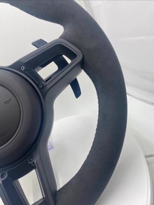 <span class=keywords><strong>Volante</strong></span> Deportivo de Cuero para Porsche Panamera Cayenne Macan 718 Boxster Cayman Taycan Carrera 996 911 981 957 958 991 Compatible - Product Image 5