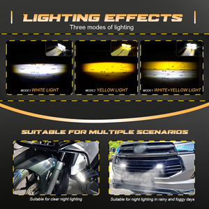Nuevos Focos LED Todoterreno Ajustables de 360° para T2, 80W 8000LM IP68 12V Antideslumbrantes para Iluminación Exterior de 4x4, ATV y Motocicletas - Product Image 3