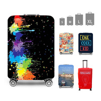 Housse de valise en polyester léger, résistance supérieure aux rayures et aux déchirures, résistante à l'eau, écologique, housse de valise pour les voyageurs fréquents