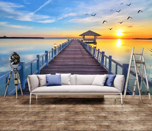 3d 5d Sea View Beach TV fond d'écran mural <span class=keywords><strong>papier</strong></span> <span class=keywords><strong>peint</strong></span> salon <span class=keywords><strong>chambre</strong></span> paysage <span class=keywords><strong>papier</strong></span> <span class=keywords><strong>peint</strong></span> personnalisé - Product Image 5