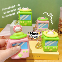 Nouveau Pendentif Squishy Console de Jeu Cartoon Créative, Jouet Anti-stress à Presser Élégant et Croquant, Porte-clés, Boîte Mystère, Vente en Gros