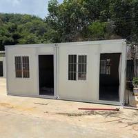 Maison conteneur pliable polyvalente en forme de Z pour une vie écologique