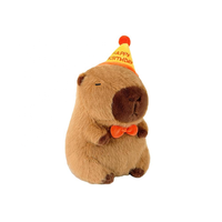 Fournisseur vérifié par une usine professionnelle, jouet en peluche capybara en coton PP doux et moelleux, certifié CE EN71 ASTM, pour enfants