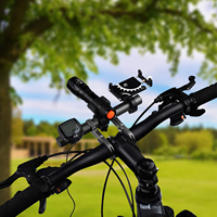 Support d'extension multifonctionnel pour vélo, support de téléphone pour guidon de vélo en métal haute résistance, support de GPS, compteur de vitesse, support de lumière pour le cyclisme