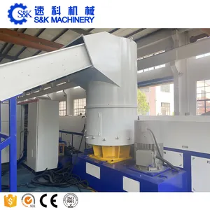 Automatic New Style PET Bottles PE PP Film Squeezer Recycling Pelletizing Extruding Machine