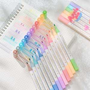 Marcador de Doble Punta de Alta Calidad Lumen, 6 Colores, Hecho de Plástico Acrílico para Uso Escolar en Dibujo y Graffiti - Product Image 4
