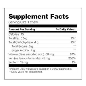 Gomitas de vitamina C de hierro masticables OEM, suplementos con sabor a cereza de fácil absorción para adolescentes adultos con <span class=keywords><strong>anemia</strong></span> por deficiencia de hierro - Product Image 3