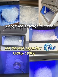 Máquina para hacer hielo Blg de 5 toneladas Máquina para hacer hielo en cubitos de gran capacidad con refrigeración por agua - Product Image 4