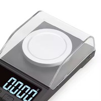 Báscula de joyería Digital de precisión electrónica portátil de 0.001g con puerto USB recargable, herramienta de reparación de relojes y pieza