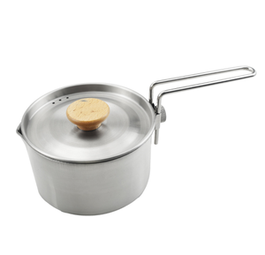 Kit de utensilios de 1 litro (1000 ml) para acampar al aire libre, lonchera portátil de aluminio y acero inoxidable. - Product Image 3